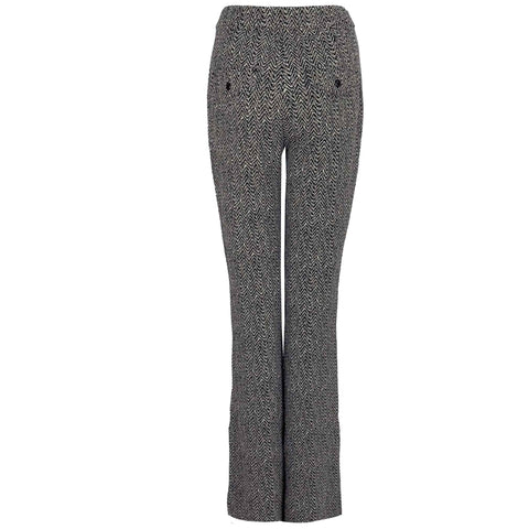 LongLady Broek Berinda Zwart, tall kleding voor lange dames, achteraanzicht
