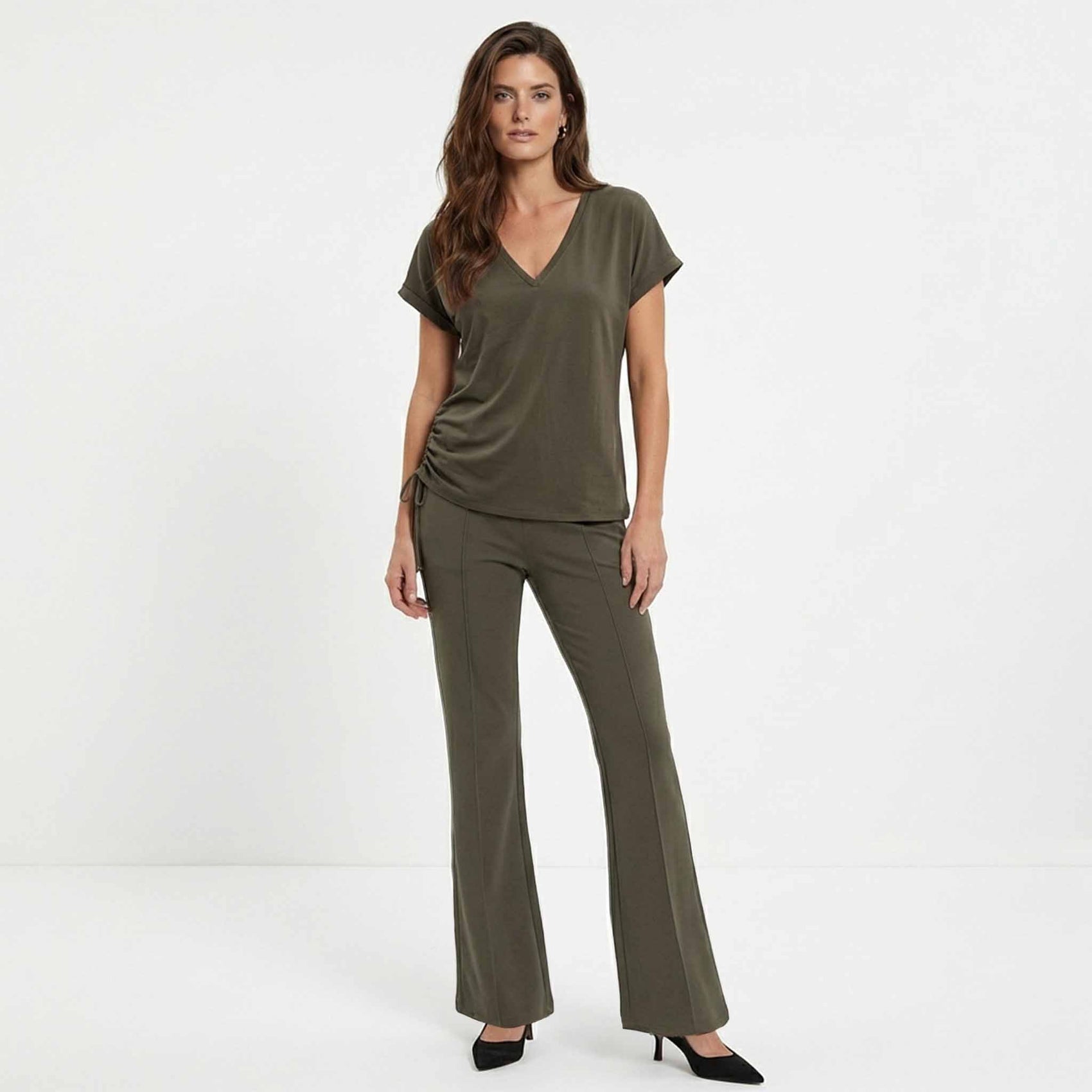 LongLady Hose Bianne Khaki | Tall