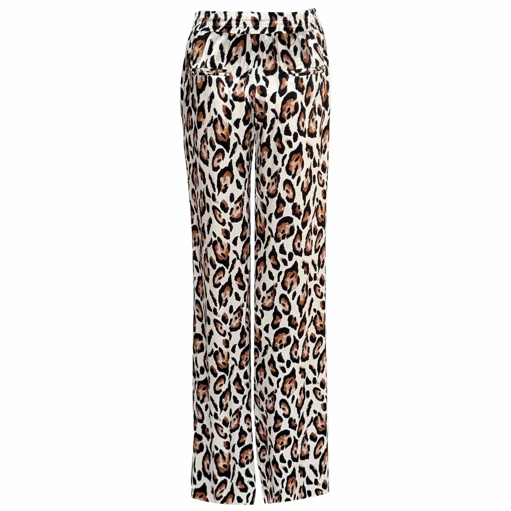LongLady Broek Boukje Leopard, tall kleding voor lange dames, achteraanzicht
