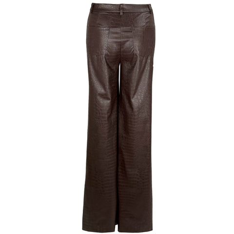 LongLady Broek Nelly Croco, tall kleding voor lange dames, achteraanzicht