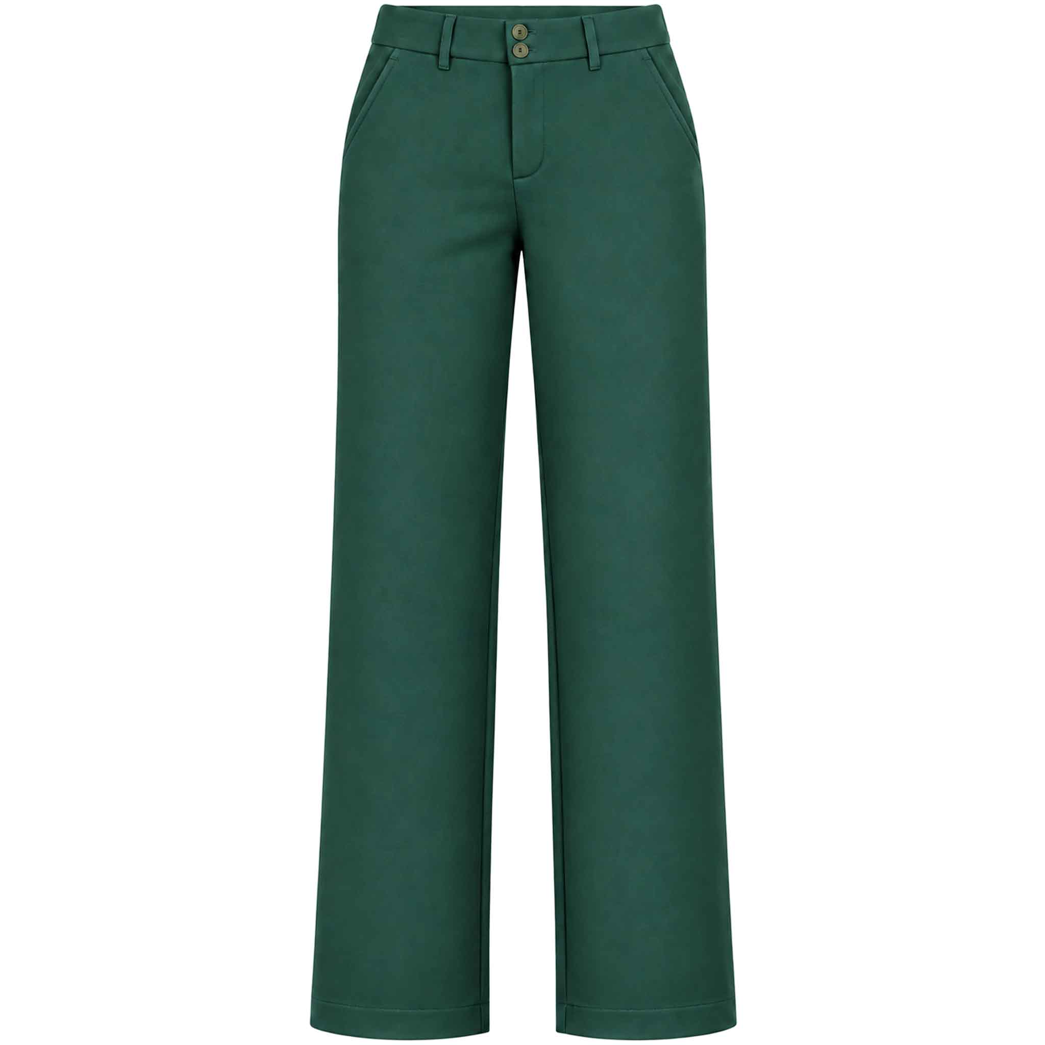 LongLady Broek Neran Donkergroen | Tall