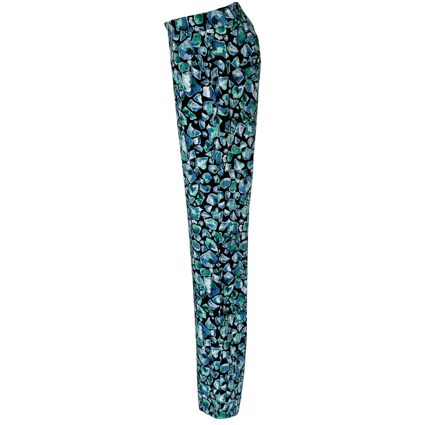 LongLady Broek Nory Groen Blauw
