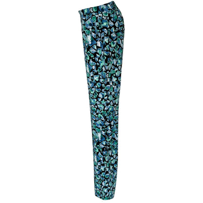 LongLady Broek Nory Groen Blauw