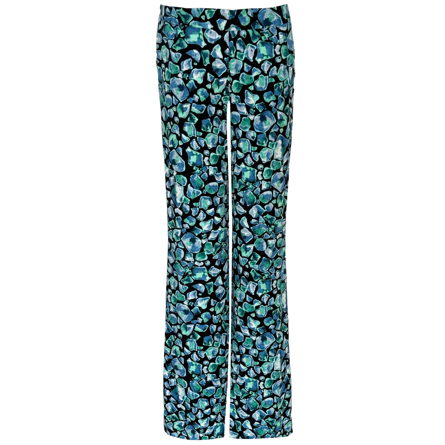 LongLady Broek Nory Groen Blauw
