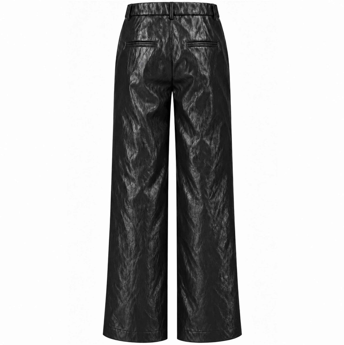 LongLady Broek Nerana Vegan Leather Zwart | Tall