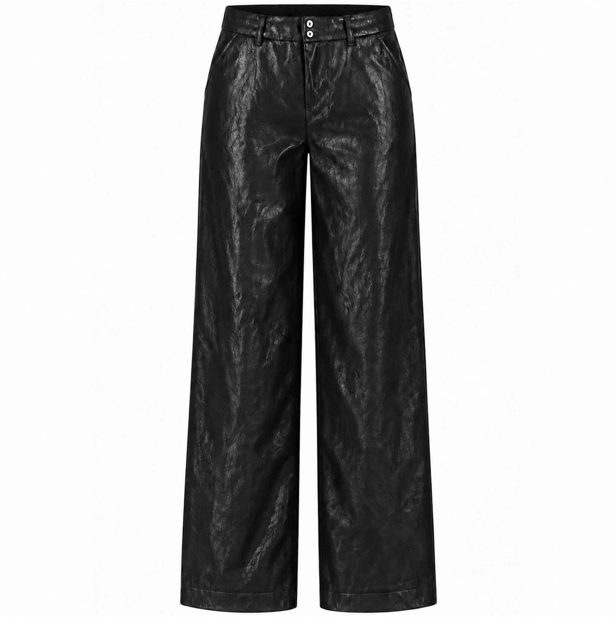 LongLady Broek Nerana Vegan Leather Zwart | Tall