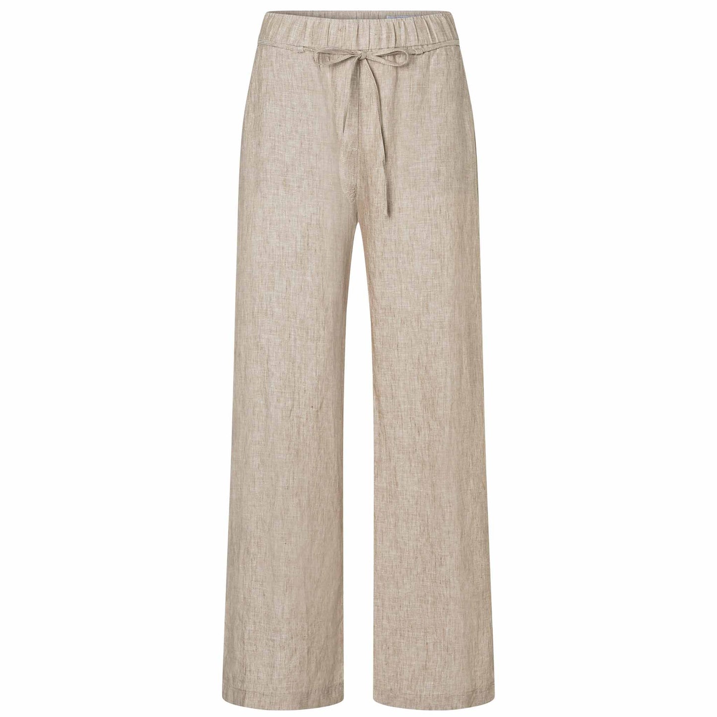 Mac Broek Chiara Linnen Almond Beige | Tall