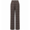 Mac Broek Chiara Night Brown Check | Tall