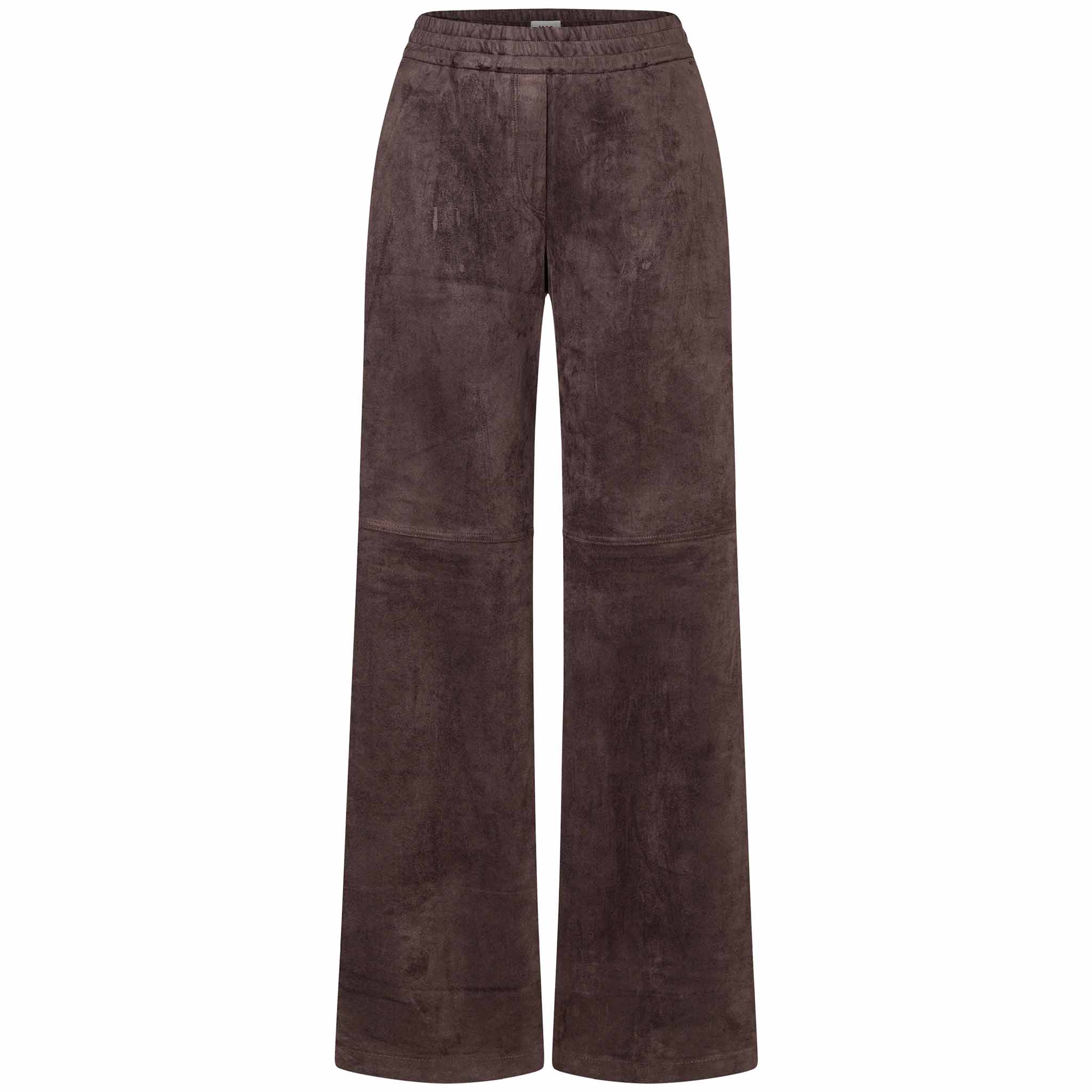 Mac Broek Chiara Suedine Truffle Brown | Tall