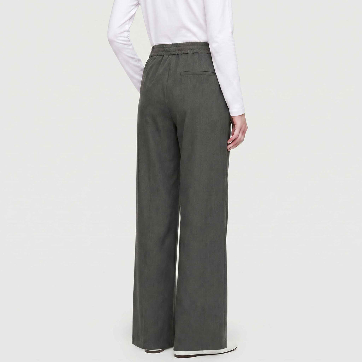 Mac Broek Christy Flanel Grey | Tall