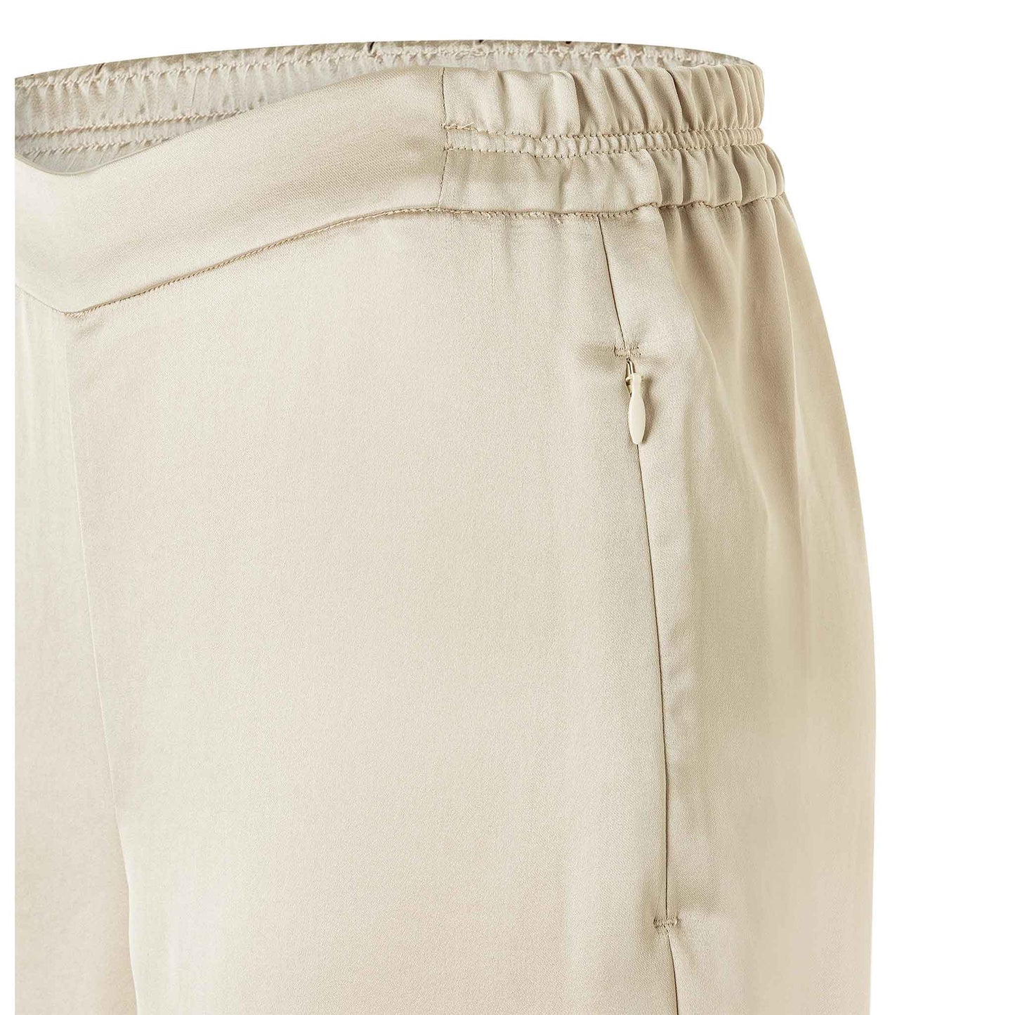 Mac Broek Coralie Satin Gravel | Tall