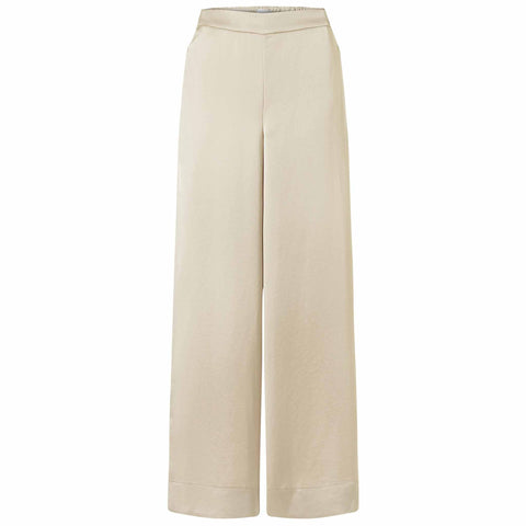 Mac Broek Coralie Satin Gravel, tall kleding voor lange vrouwen