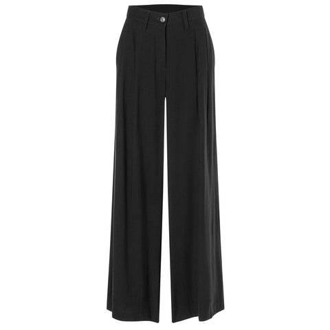 Mac Broek Wide Black, tall kleding voor lange vrouwen