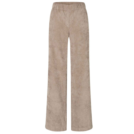 Mac Broek Chiara Oxide Brown Rib | Tall