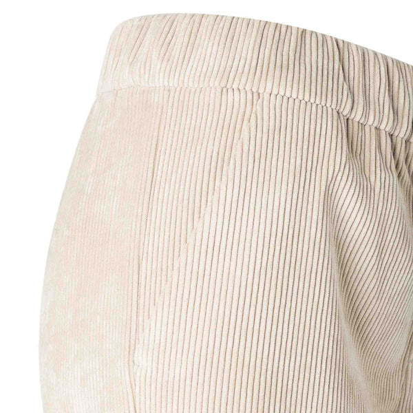 Mac Broek Chiara Sand Beige Rib, tall kleding voor lange vrouwen, vooraanzicht