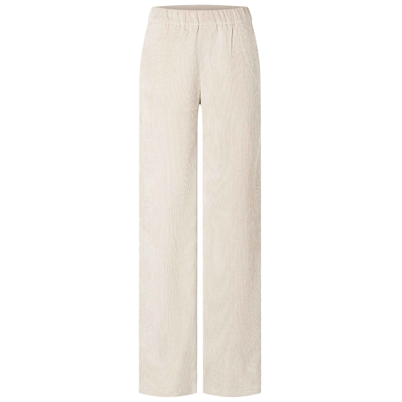 Mac Broek Chiara Sand Beige Rib | Tall