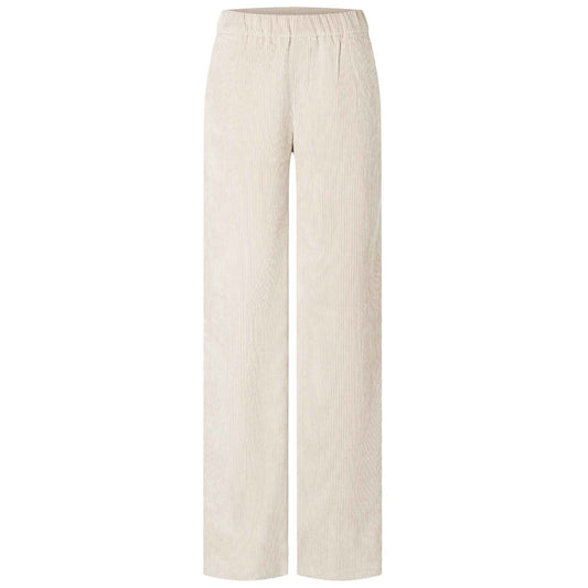 Mac Broek Chiara Sand Beige Rib | Tall