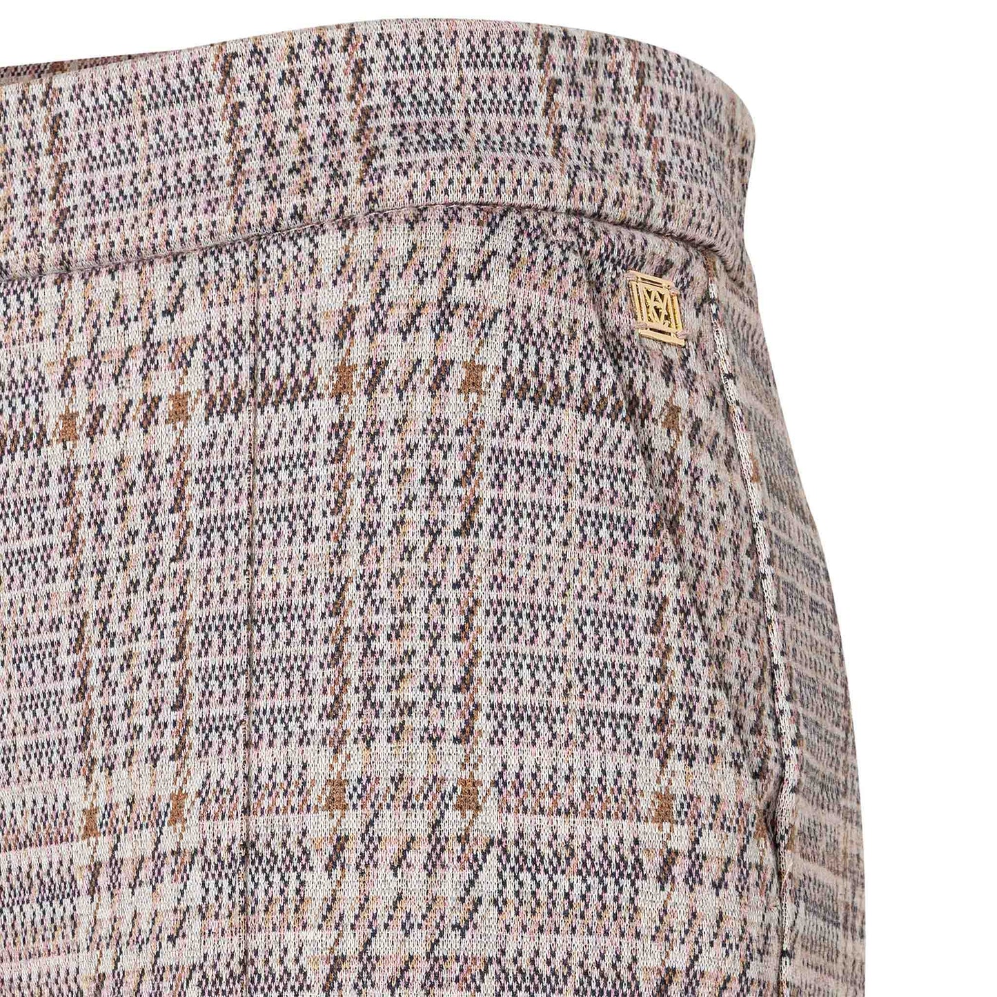 Mac Broek Chiara Rose Check | Tall