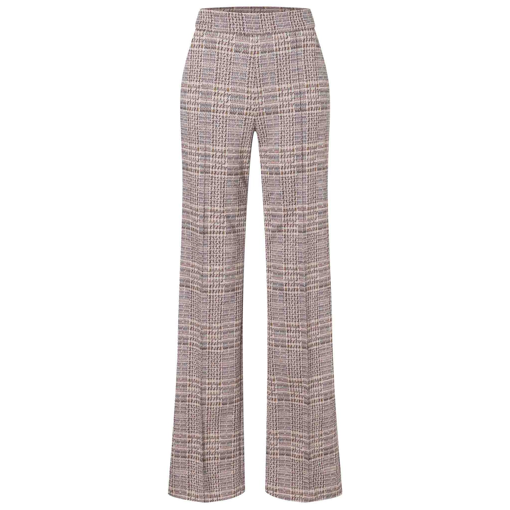 Mac Broek Chiara Rose Check | Tall