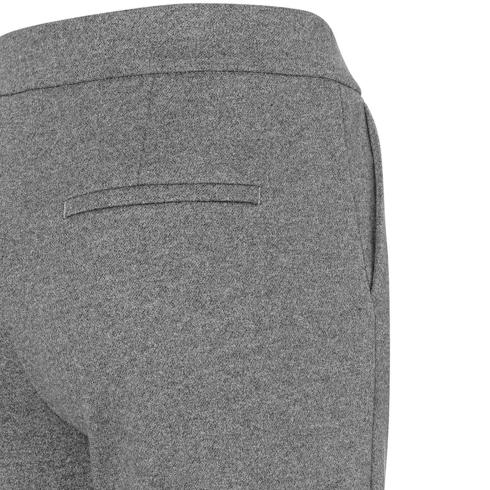 Mac Broek Chiara Smart Metal Grey, tall kleding voor lange dames, achteraanzicht