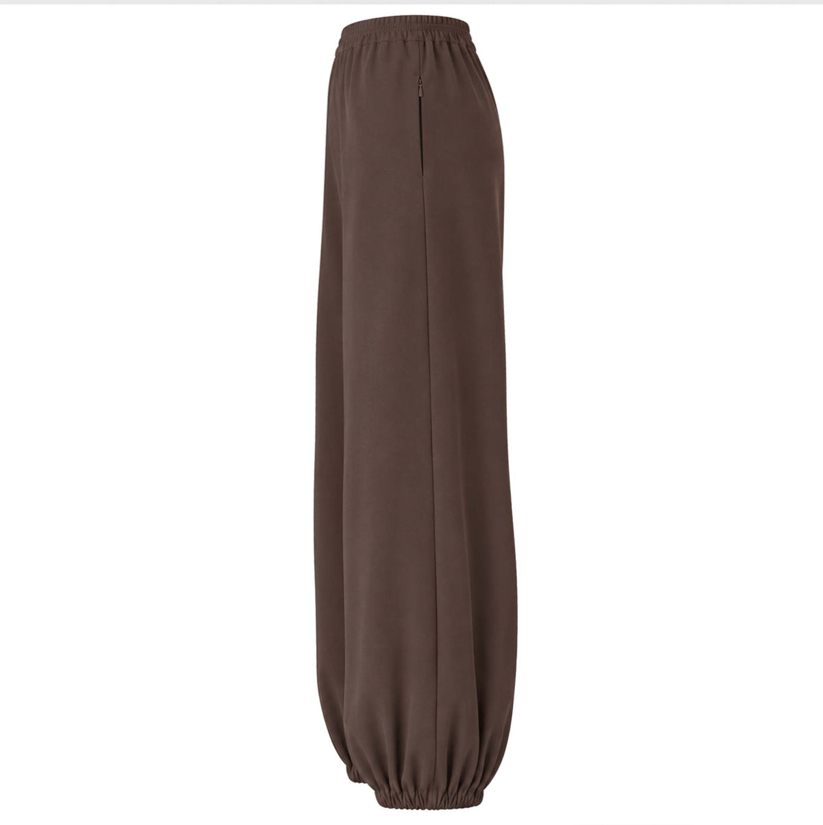 Mac Broek Coralie Crepe Trufflebrown | Tall