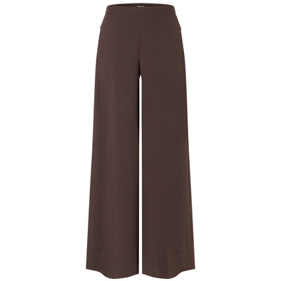 Mac Broek Coralie Crepe Trufflebrown | Tall