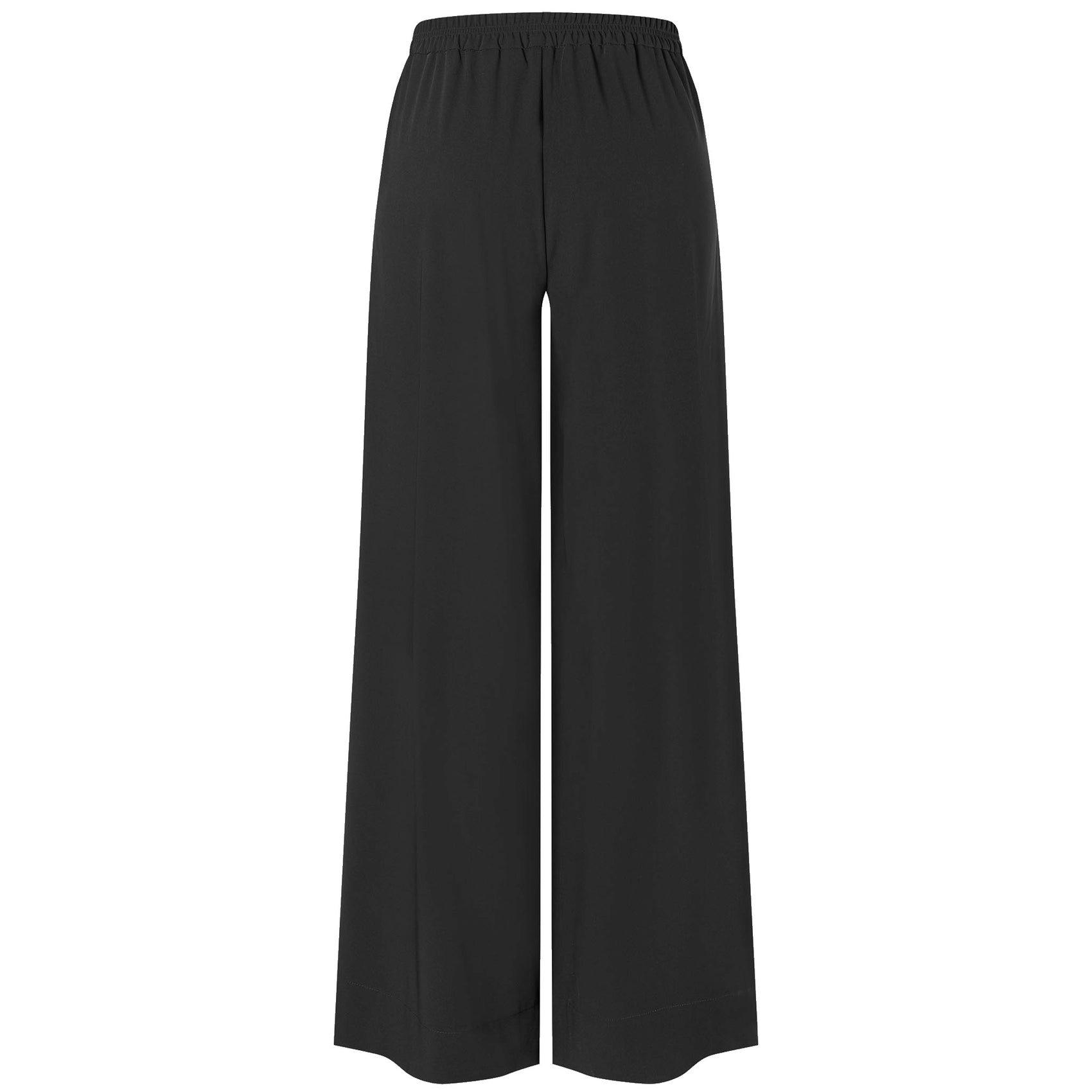 Tall Mac Broek Coralie Crepe Zwart | achter | lengte 36