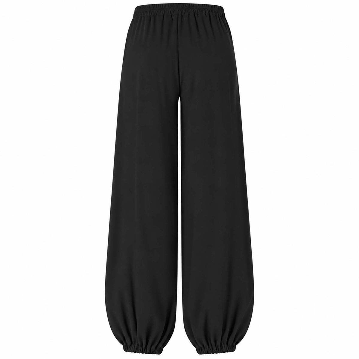 Tall MAc broek Corolie Balloon Floating Crepe Zwart achterzijde