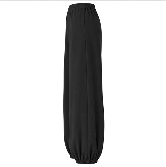 Mac Broek Coralie Crepe Zwart | Tall