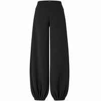 Tall MAc broek Corolie Balloon Floating Crepe Zwart voorzijde