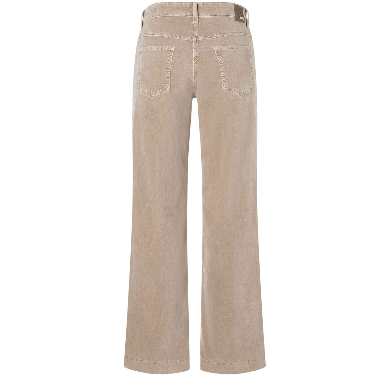 Mac Broek Wide Babycord Windspray Beige | Tall
