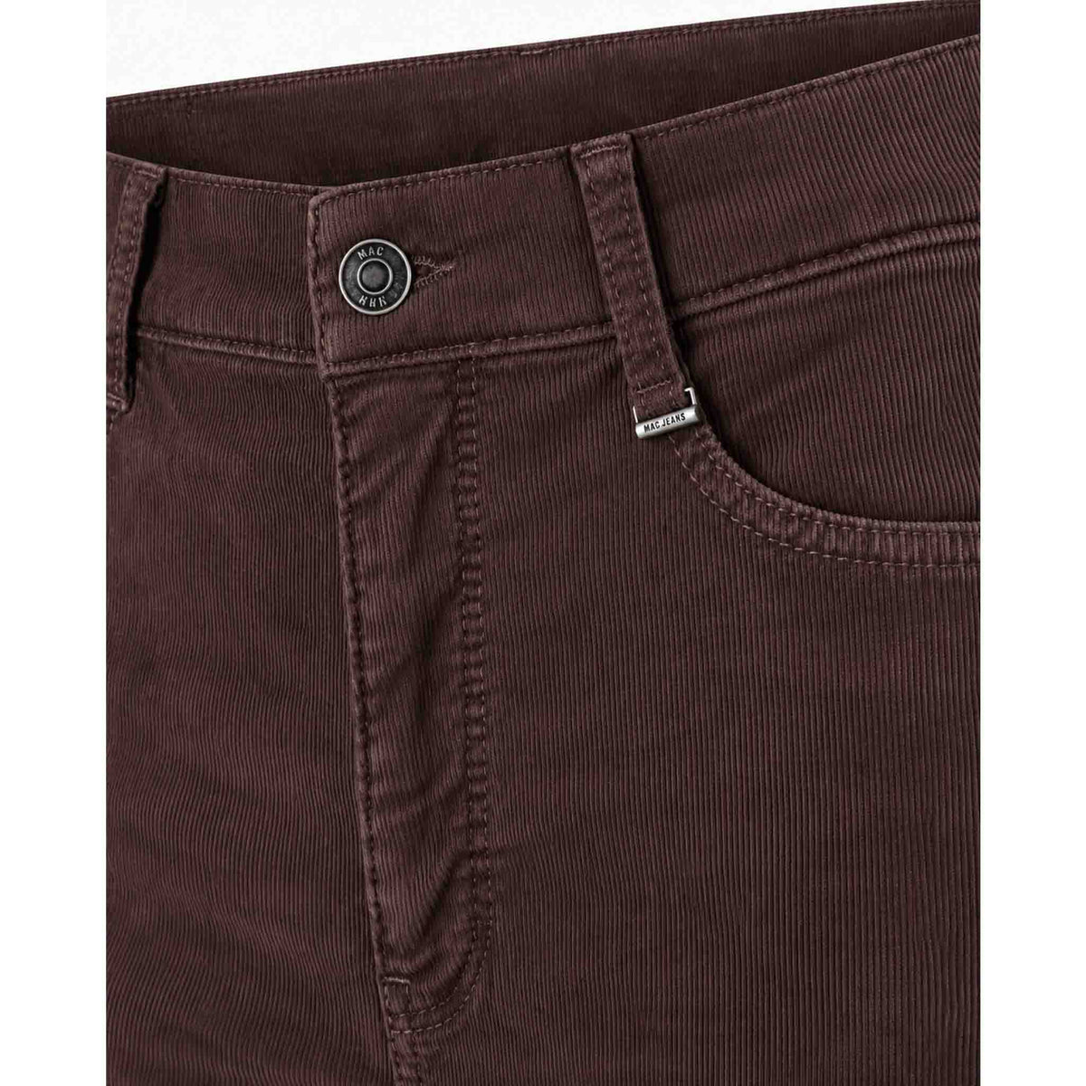 Mac Broek Wide Babycord Trufflebrown | Tall