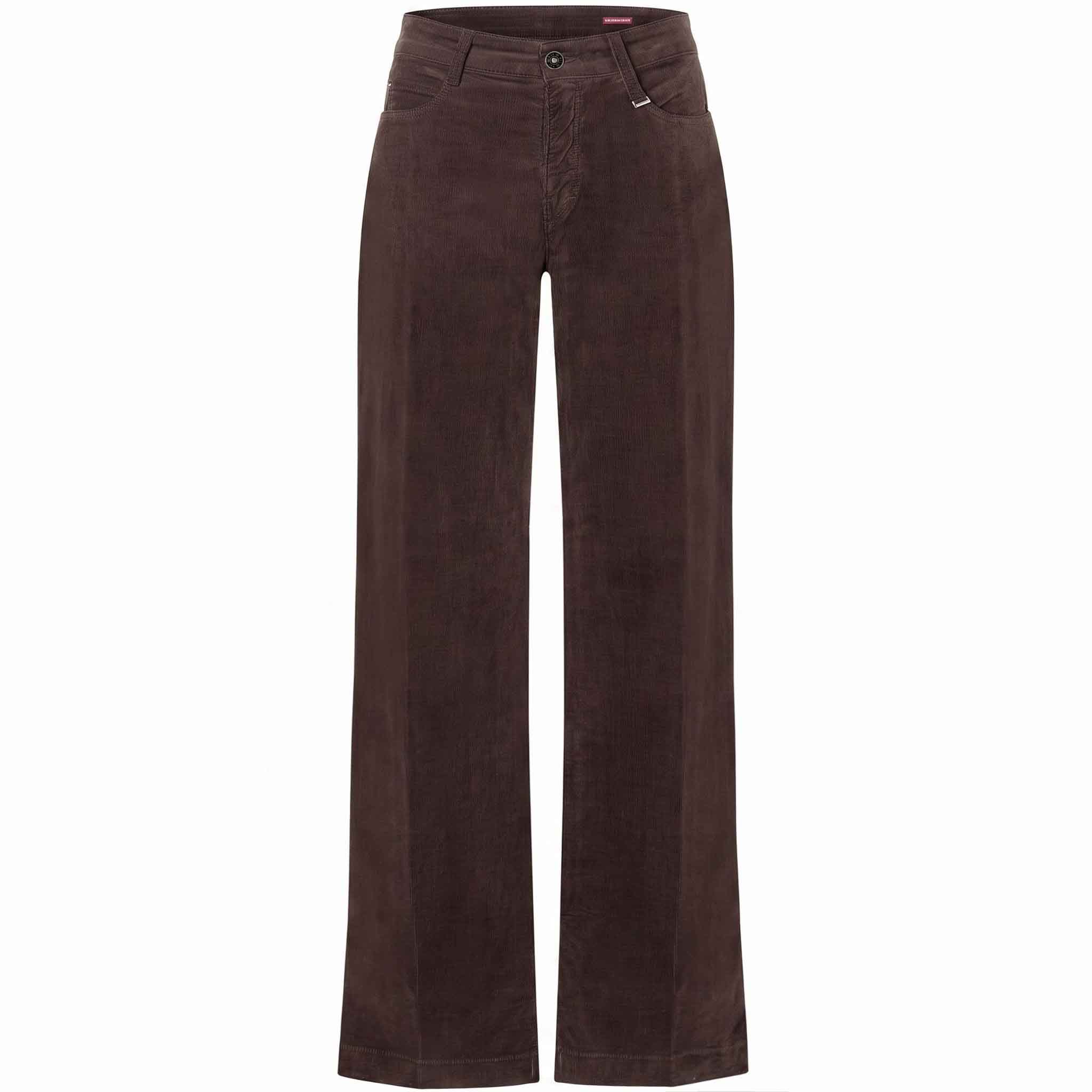 Mac Broek Wide Babycord Trufflebrown | Tall