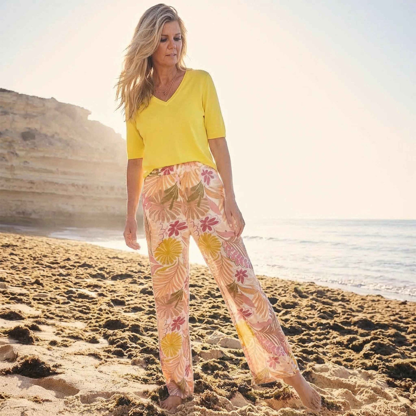 NED Broek Ozmo Peach | Tall