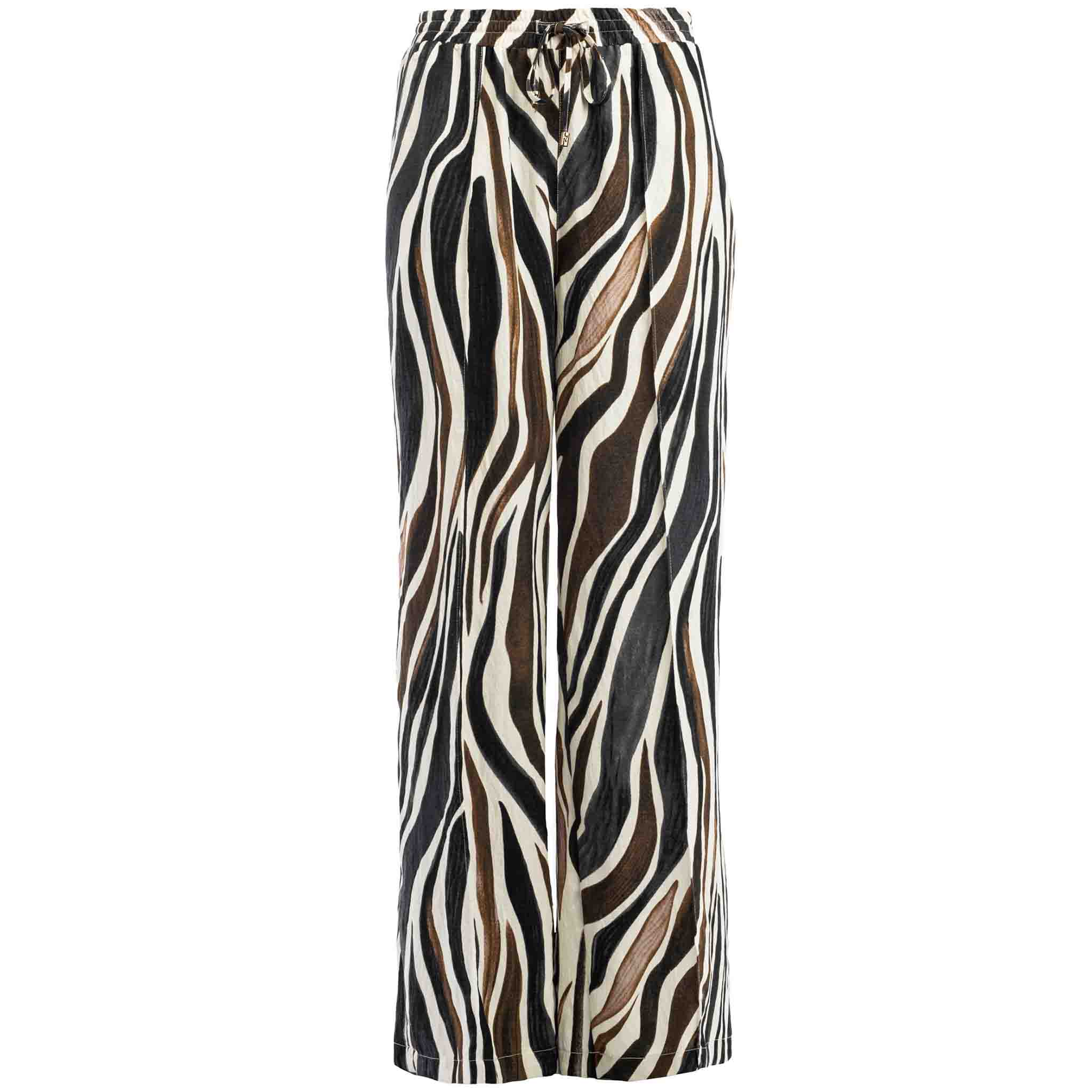 NED Broek Yura Bruin Zebra | Tall