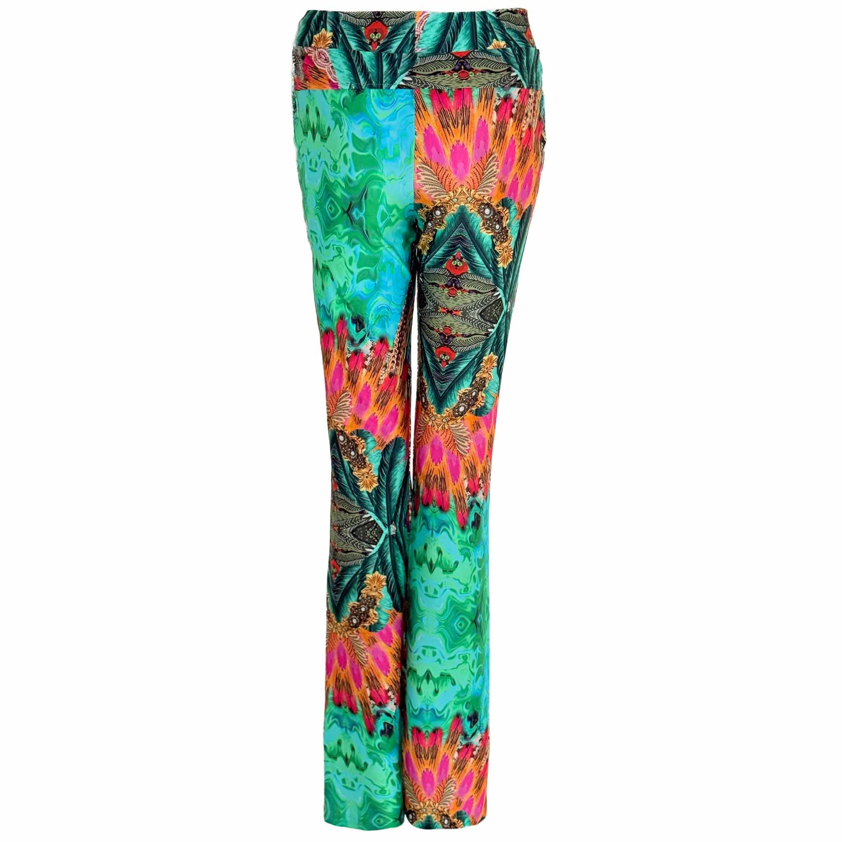 Only-M Broek Flair Azzuro, tall kleding voor lange dames, achteraanzicht