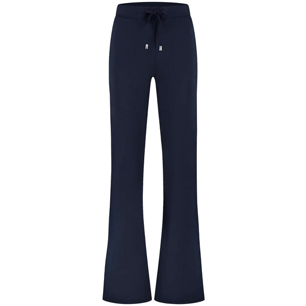 Only-M Broek Sporty Strong Flared Donkerblauw | Tall