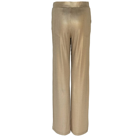 Only-M Broek Wijd Gold, tall kleding voor lange dames, achteraanzicht