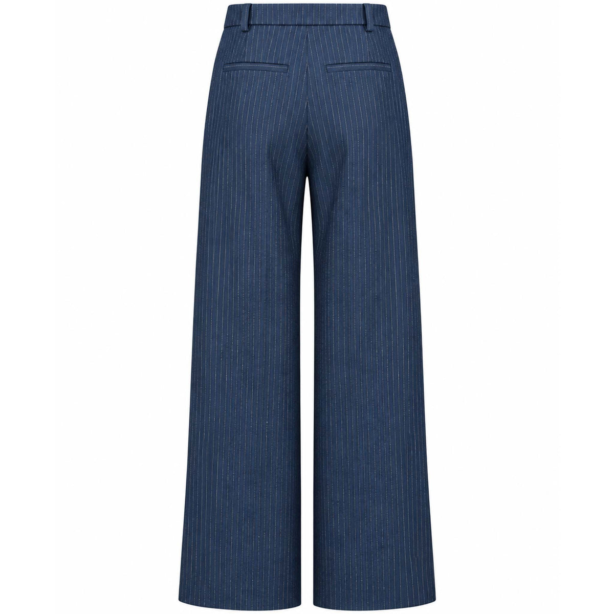 Only-M Broek Wijd Navy Stripes | Tall