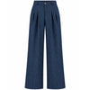 Only-M Broek Wijd Navy Stripes | Tall