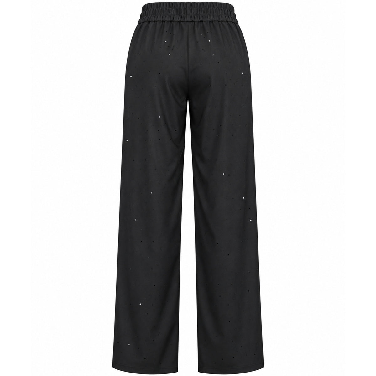 Only-M Broek Wijd Zwart Pailletten | Tall
