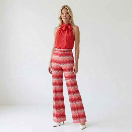 Only-M Blouse Strikhals Koraal | Tall