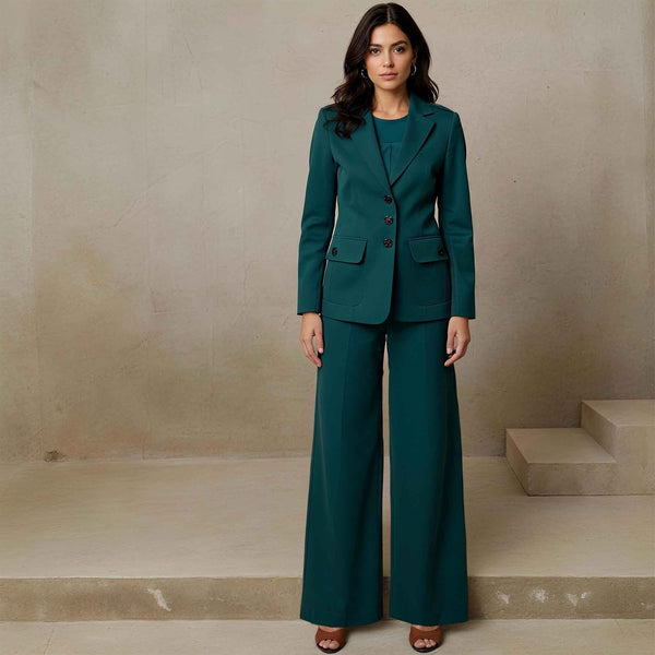 Only-M Blazer Siena Petrol, tall kleding voor lange vrouwen