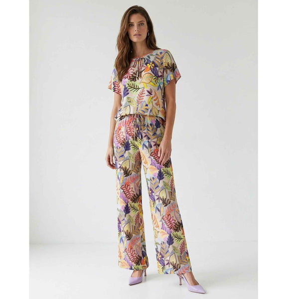 Only-M Broek Wijd Satin Multi | Tall