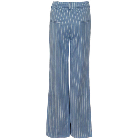 Only-M Broek Denim Stripes, tall kleding voor lange dames, achteraanzicht
