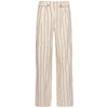 Smashed Lemon Broek Lichtbeige Streep | Tall