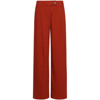 Smashed Lemon Broek Brique | Tall lange dames vooraanzicht