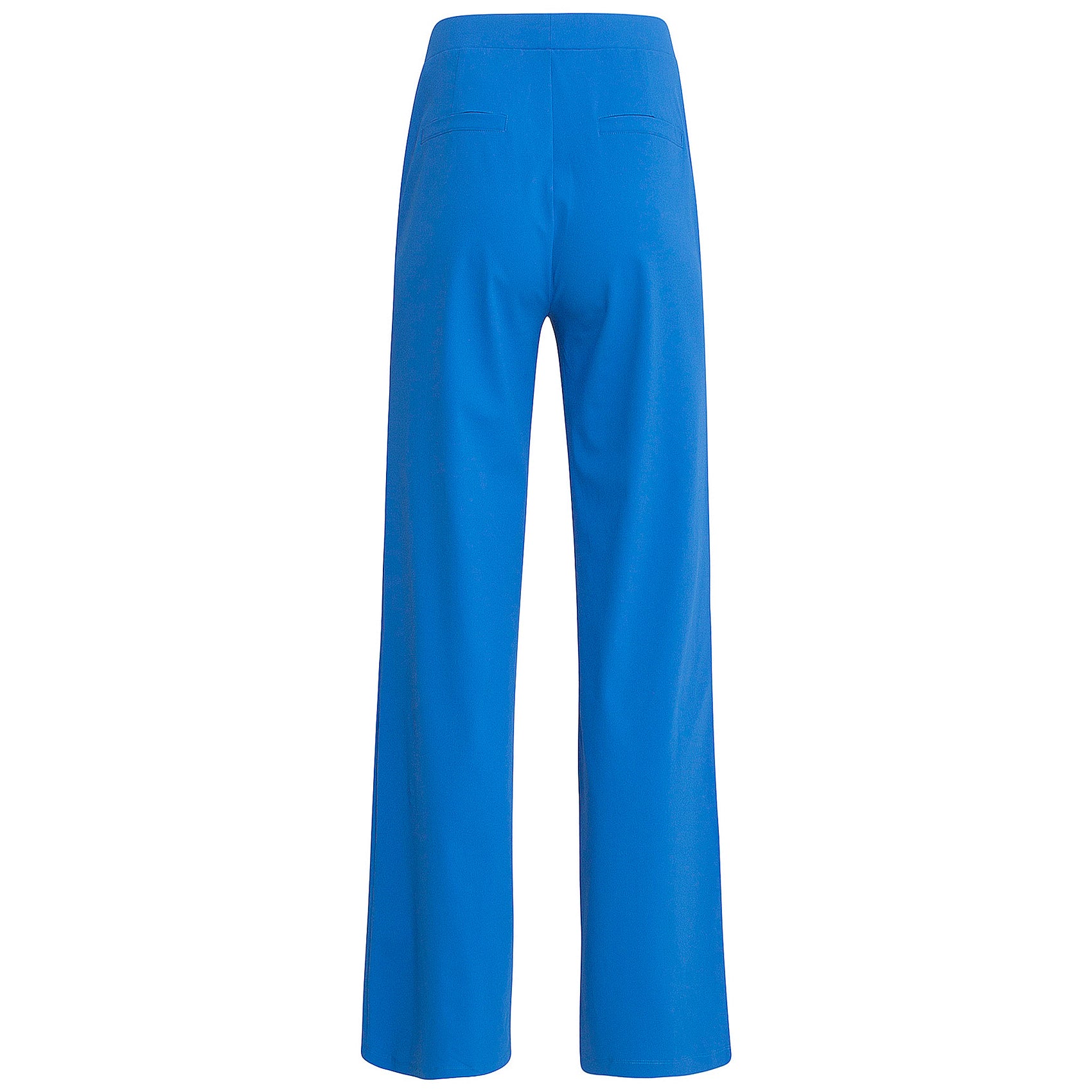 Smashed Lemon Broek Cobalt, tall kleding voor lange dames, achteraanzicht