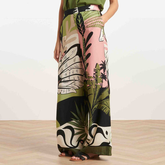 Smashed Lemon Broek Print | Tall