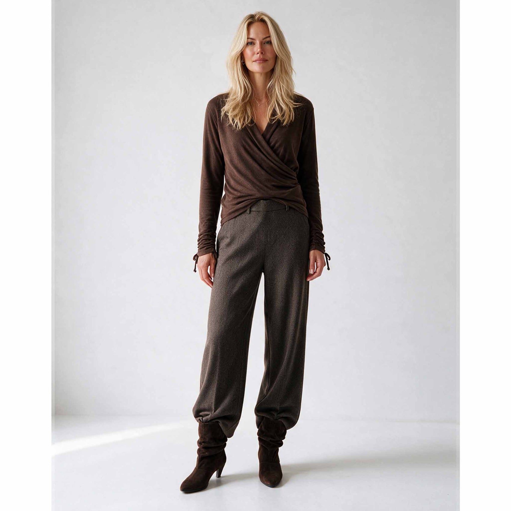 Wonderjeans Jenny Wide Herringbone | Tall